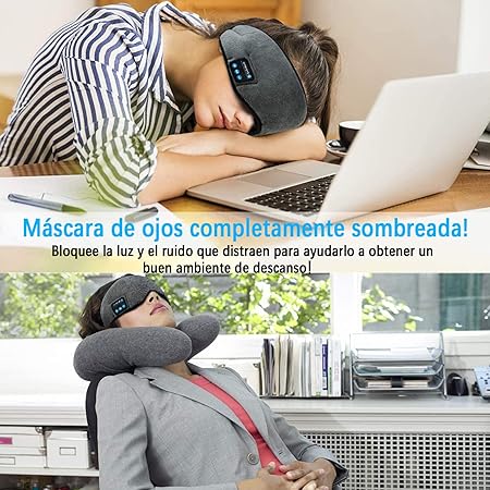 HUMAN STORE™ Antifaz para dormir con bluetooth