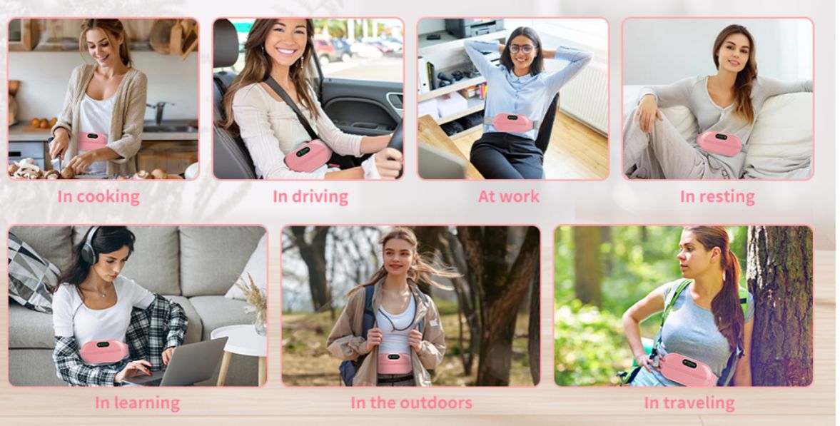 HUMAN STORE™ Masajeador térmico para cólicos menstruales.